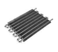 Yosoo Kit de Refroidisseur d'Huile de Transmission à 8 Rangées, Radiateur de Refroidisseur d'Huile à Distance Universel pour Voiture pour Direction Assistée, Transmission Automatique, Manuelle,