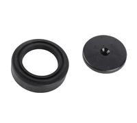 Yosoo Kit de Réparation de Valve de Pulvérisation, Couvercle de Valve de Pulvérisation de Robinet en Plastique avec Vis de Couvercle Intérieur et Extérieur pour Pomme de Douche d'évier de (9956