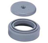 Yosoo Kit de Réparation de Valve de Pulvérisation, Couvercle de Valve de Pulvérisation de Robinet en Plastique avec Vis de Couvercle Intérieur et Extérieur pour Pomme de Douche d'évier de (9957