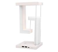 Yosoo Lampe de Bureau Flottante, Matériau ABS, Veilleuse en Lévitation avec Chargeur sans Fil, 3 Modes, Parfaite pour la Décoration du Bureau à Domicile et de la Chambre à Coucher