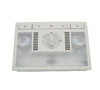 Yosoo Lampe de Lecture à Dôme Gris 6Q0959613A Remplacement D'accessoire de Voiture pour Seat Altea Toledo, Plafonnier de Lecture 6QD947105E luz interior seat altea