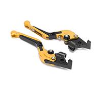 Yosoo Levier d'embrayage de Frein Réglable pour Moto, Alliage d'aluminium CNC, Réglage Facile pour TMAX 530 2012-2019, 560 2020-2021 (GOLD)