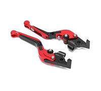 Yosoo Levier d'embrayage de Frein Réglable pour Moto, Alliage d'aluminium CNC, Réglage Facile pour TMAX 530 2012-2019, 560 2020-2021 (rouge)