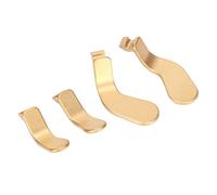 Yosoo Lot de 4 Palettes de Manette en Acier Inoxydable, Palettes en Métal Interchangeables Durables pour Manette One Elite Série 2 Modèle 1797 (GOLD)