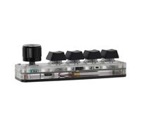 Yosoo Mini Clavier de Jeu USB Double Mode Clavier Mécanique Programmable avec Conception Rétroéclairée à Une Main pour Les Joueurs sur PC et Les Utilisateurs de Bureau