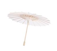 Yosoo Parapluie en Papier, Peinture à la Main Décorative Vintage Blanche, Blanc Romantique pour les Mariages, Décoration de Fête en Classe, Accessoire Photo de Mariée, Accessoire Photo de Décoration