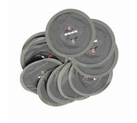 Yosoo Patch de Réparation de Pneus, Patch de Crevaison sans Chambre à Air en Caoutchouc Naturel, Réparation Rapide et Facile pour Les Voitures avec 10 Pièces de Taille 90 Mm