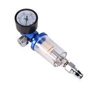 Yosoo Pistolet pulvérisateur pneumatique avec régulateur de Pression + Filtre séparateur d'huile Outil séparateur