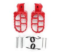 Yosoo Pit Bike Spikes, 2pcs Aluminium Motocross Pédales Repose-Pieds Passager Repose-Pieds Plancher pour Motos et Dirt Bikes