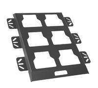 Yosoo Plaque de Montage pour Boîte à Outils, Plaque de Base en Acier Inoxydable Compatible avec Système de Rangement D’outils, Comprend des Vis et des écrous pour Montage Mural ou sur