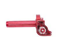 Yosoo Poignée D'accélérateur de Moto, Remplacement Rapide du Câble D'accélérateur en Alliage D'aluminium CNC de 22 Mm pour KLX CR CRF EXC XR CRF50 CRF230 50 110 125 230 250 (rouge)