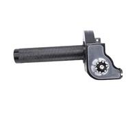 Yosoo Poignée D'accélérateur de Moto, Remplacement Rapide du Câble D'accélérateur en Alliage D'aluminium CNC de 22 Mm pour KLX CR CRF EXC XR CRF50 CRF230 50 110 125 230 250 (BLACK)