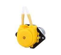 Yosoo Pompe péristaltique Pompe Tête Amovible 12V pour l’Eau Aquarium (Jaune)