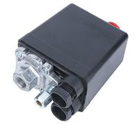 Yosoo Pressostat de Compresseur D'air Unidirectionnel, Vanne de Commande Pneumatique Centrale, Remplacement de Vanne D'air à Trou Unique 0,5 à 1,2 MPa (72,5~175 psi) 220 V G1/4