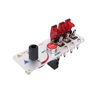 Yosoo Q2YY - Boîtier de démarrage de compétition pour voiture, à LED 12 V, interrupteur principal, boutons poussoirs l'extérieur des voitures contrôle des freins