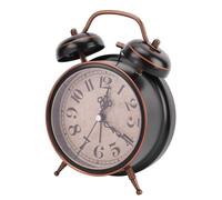 YOSOO Réveil avec Veilleuse 4' Réveil Mécanique Rétro avec Veilleuse Horloge à Remontage Manuel Double Cloche