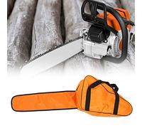 Yosoo Sac Fourre-Tout pour Tronçonneuse en Polyester Imperméable 600D avec Sangle Réglable, étui de Rangement Orange Vif pour Tronçonneuses de 30,5 Cm, 35,6 Cm, 40,6, Support de Portable pour