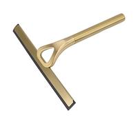 Yosoo Sailche de Douche en Acier Inoxydable, Construction en Acier Inoxydable Durable, 10 Pouces, Poignée Non Glissante et Crochet, Raclette Tout Usage pour Le Verre de Fenêtre de Miroir de Salle de