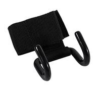 Yosoo Sangle de Support de Poignet d'haltérophilie Noire, avec Crochet, Poignée de Gymnastique Réglable pour l'entraînement et le Fitness