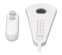 Yosoo Scelleur de Sacs Manuel, Scelleur de Sacs 2 en 1 avec Ouvre-Bouteille Portable Machine à Sceller les Chips Rechargeable pour Stockage Alimentaire (WHITE)