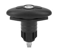 Yosoo Serrure de Porte de Cabine de Camping-car, Construction en Alliage de Zinc, Serrure à Compression Rotative de 30 Mm pour Portes de Caravane et de Yacht