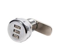 Yosoo - Serrure mécanique en alliage de zinc pour meuble, poignée anti-vol avec code à 3 chiffres et facile à installer verrouillage code de sécurité, 3 modèles au choix 12~16mm