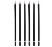 Yosoo Set de 6 Crayons Gomme, Stylo Gomme en Bois pour Petits Détails ou Ajouter des Reflets, pour Artistes et Débutants en Croquis, Dessins au Charbon