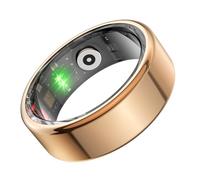 Yosoo Smart Ring Health Tracker, IP68 Résistant à l'eau BT 5.1 Bague Connectée Fitness pour Surveillance du Sommeil, Podomètre, Télécommande D'Appareil Photo (10#)