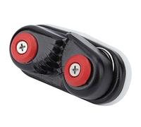 Yosoo Taquet à Came en Alliage d'aluminium Noir, Support de Corde Léger et Durable pour Kayak et Yacht, Engagement Rapide et Fluide à Différents Angles, Taille 3,3 X 1,4 Pouces