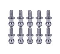 Yosoo Tige de Liaison à Vis à Tête Sphérique RC Tige de Liaison à Bille de Voiture RC, Conception Légère, Alliage d'aluminium de qualité Supérieure, Absorption des Chocs Améliorée, pour Les Modèles