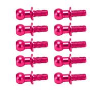 Yosoo Tige de Liaison à Vis à Tête Sphérique RC Tige de Liaison à Bille de Voiture RC, Conception Légère, Alliage d'aluminium de qualité Supérieure, Absorption des Chocs Améliorée, pour Les Modèles