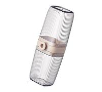 Yosoo Travel Toothbrush Cup Set, Portable Toothbrush Holder with Mouthwash Cup and Toothpaste, for Bathroom Organization and Outdoor Use