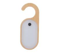 Yosoo Veilleuse Suspendue pour Panneau d'affichage de Poignée de Porte, Veilleuse pour Tableau de Mémo, avec Détecteur de Mouvement, Tableau de Notes Effaçable, LED Blanc Chaud, Longue Durée de Vie