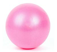 Yosoo Yoga Mini Ball, Explosion Proof PVC Exercise Ball for Stability Training, with Hip Waist Workout for Office Workers Sedentary Back Pain Relief (Pink)