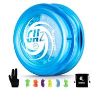 YOSTAR JoJo Yoyo professionnel D1 pour enfants et débutants, Yoyo réactif avec 2 A Looping Yo-yo en plastique avec 6 ficelles, gant, sac