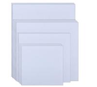 Yosugar Lot de 12 tissus en coton Aida 11CT pour broderie et artisanat, 2 pièces 30 x 45 cm, 4 pièces 30 x 30 cm, 2 pièces 25 x 25 cm, 4 pièces 20 x 20 cm