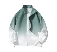 YOSUWOAI Blouson bomber Y2K pour homme - Col montant - Veste de loisirs avec fermeture éclair - Veste universitaire surdimensionnée - Veste d'extérieur vintage ample - Veste d'automne gothique