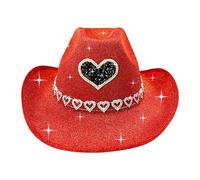 YOSUWOAI Bonnet fixe en forme de cœur - Style jean - Design de club de fête - Bonnet festif accrocheur