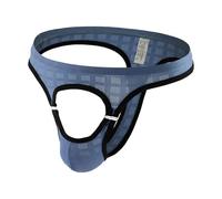 YOSUWOAI Slips pour homme confortables et respirants Sous-vêtements pour homme Sous-vêtements Taille basse Jockstrap Sexy Hollow Out Slips Doux Respirant Tanga Clubwear Sous-vêtement sexy G-string, O