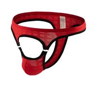 YOSUWOAI Slips pour homme confortables et respirants Sous-vêtements pour homme Sous-vêtements Taille basse Jockstrap Sexy Hollow Out Slips Doux Respirant Tanga Clubwear Sous-vêtement sexy G-string, O