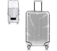 Yotako Housse de Protection en PVC Transparent pour Valise de 50,8 cm, 61 cm, 71,1 cm, 76,2 cm, Transparent, 71 cm, Housse de Bagage de Voyage Portable