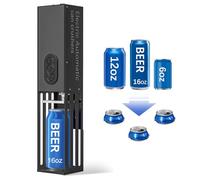 YOTAN Broyeur de canettes électrique, 226,8 g, 340,2 g et 453,6 g, broyeur de canettes automatique pour recyclage mural, broyeur de canettes électrique en aluminium, compacteur de déchets pour seltzer