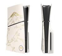 Yotei Slim Coque latérale pour console PlayStation 5 Disc Edition Coque de rechange Noir Anti-rayures Anti-poussière Housse de protection pour console PS5