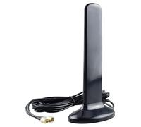 YOTENKO 2 x 2 MIMO 3G/4G/LTE/5G Antenne universelle large bande 12dBi Double SMA mâle connecteurs câble (2 m) Base magnétique faible 700-5900 MHz Antenne à pagaie omnidirectionnelle