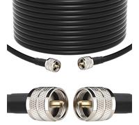 YOTENKO RG213 Câble coaxial CB 12,2 m - Câble d'antenne CB ultra faible perte 50 ohm