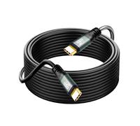 YOTETION Câble de type C vers C de 12,2 m, 4 K 60 Hz GEN2 x 2 (données USB 2.0), sortie vidéo de type C 240 W à partir de l'USB 3.2/USB 4.0 et synchronisation pour Xreal MacBook Pro, iPad Pro, iPhone