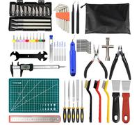YOTINO Kit d'Outils pour Imprimante 3D, 82 Pièces Accessoires Impression 3D avec Pinces, Pinzettes, Couteau de Sculpture, Aiguilles de Nettoyage et Clés pour Maintenance et Finition
