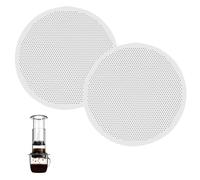 Yotlein 2 PCS Filtre à café, 58.2 mm in Filtre à Café Métallique, Excellent Remplacement pour Les papiers Filtre, Filtres à Café Réutilisables, pour AeroPress Go, Accessoires de Café de Qualité