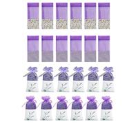 Yotlein 24 pièces Sachet Lavande Vide, Sacs Vides Coton Violet de Gaze de Cordon pour la Lavande, Sachets Organza pour la Lav-ande, Les épices et Les Herbes, Sac Cadeau pour Arôme de Voiture