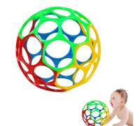 Yotlein Balle Sensorielle Bebe, Ballon D'entraînement D'entrée de Gamme, Classique O Ball Ballon D'entraînement pour Bébé, Flexible et Facile à Saisir, Adapté aux Hommes et aux Femmes, aux Enfants